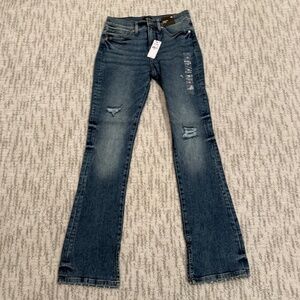 Express Skyscraper mid rise jeans